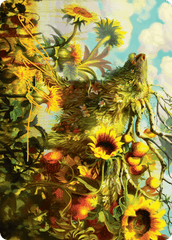 Beza, the Bounding Spring (01/54) Art Card (ABLB) - Gold-Stamped Signature