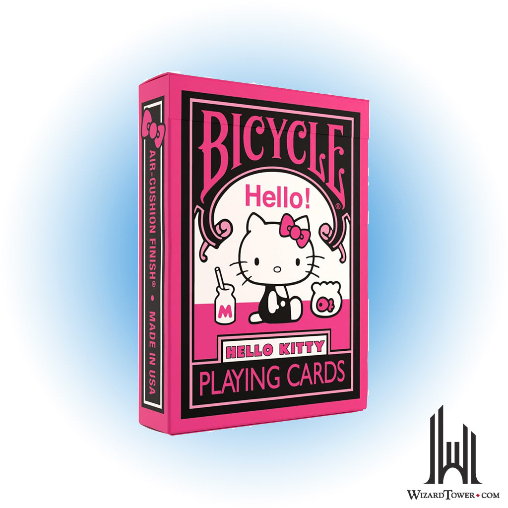 Bicycle Playing Cards - Black and Pink Hello Kitty