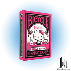 Bicycle Playing Cards - Black and Pink Hello Kitty