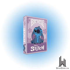 Bicycle Playing Cards - Stitch Purple