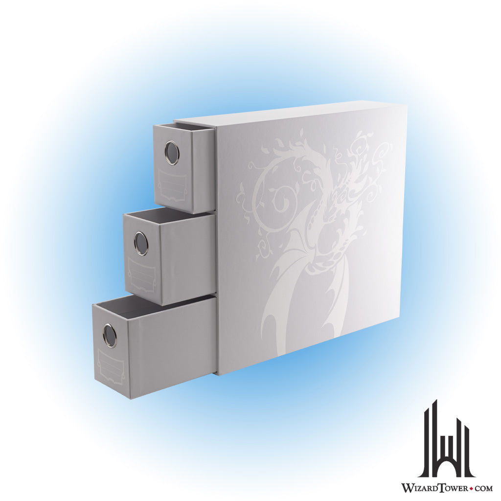Binder - Dragon Shield Fortress White Vertical 3-Row