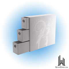 Binder - Dragon Shield Fortress White Vertical 3-Row