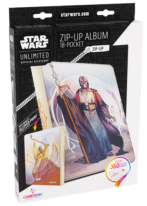 Binder - Star Wars Unlimited - Zip-Up Album - The Chieftain & A'Kobe 18-Pocket