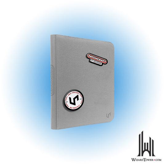 Binder - Zipfolio Patchcraft Gray 9-Pocket