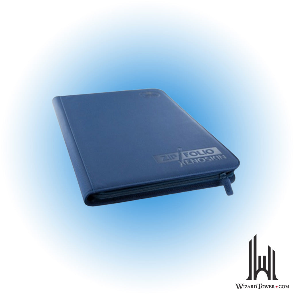 Binder - Zipfolio Xenoskin Blue 8-Pocket
