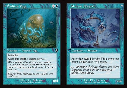 Biolume Egg // Biolume Serpent (0455) (Retro Frame)