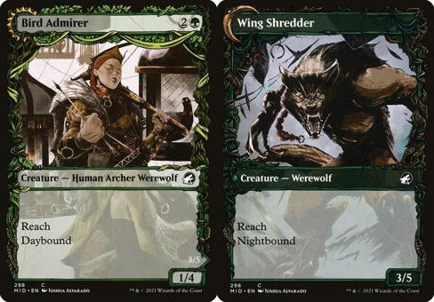 Bird Admirer // Wing Shredder (298) (Showcase) - Foil
