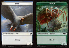 Bird (0002) // Spider (0025) Double-Sided Token