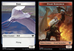 Bird (0004) // Dwarf Berserker (0023) Double-Sided Token