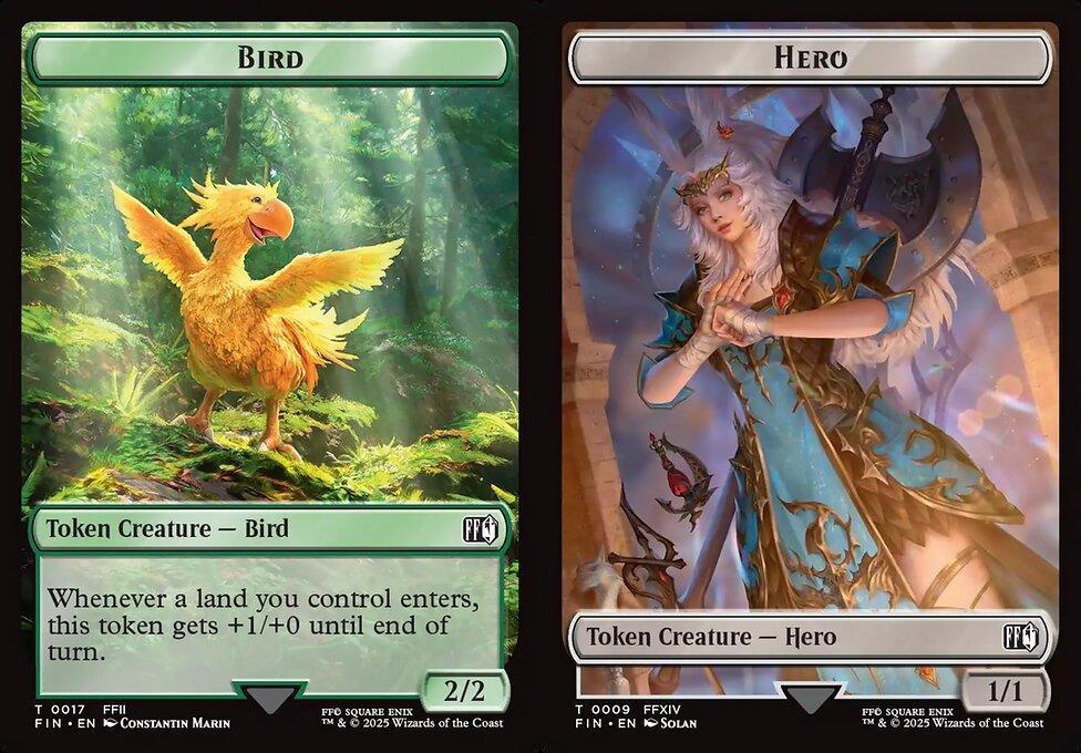 Bird (0017) // Hero (0009) Double-Sided Token