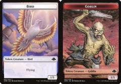 Bird (001) // Goblin (007) Double-Sided Token - Foil