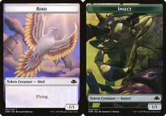 Bird (001) // Insect (010) Double-Sided Token - Foil