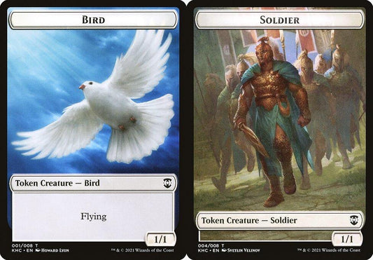 Bird (001) // Soldier (004) Double-Sided Token