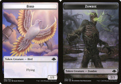 Bird (001) // Zombie (005) Double-Sided Token - Foil