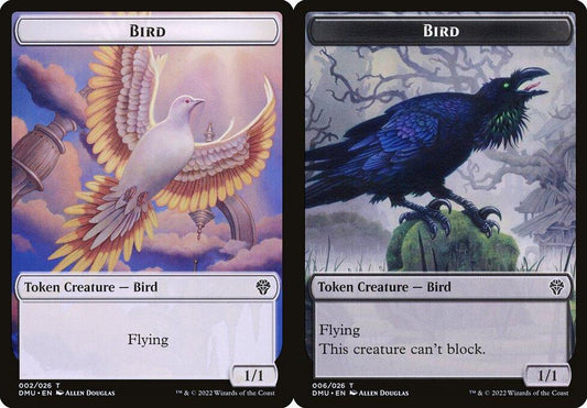Bird (002) // Bird (006) Double-Sided Token - Foil
