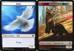 Bird (002)  // Dinosaur Cat (016) Double-Sided Token