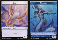 Bird (002) // Merfolk (005) Double-Sided Token - Foil
