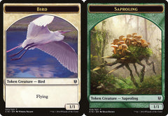 Bird (002) // Saproling (016) Double-Sided Token