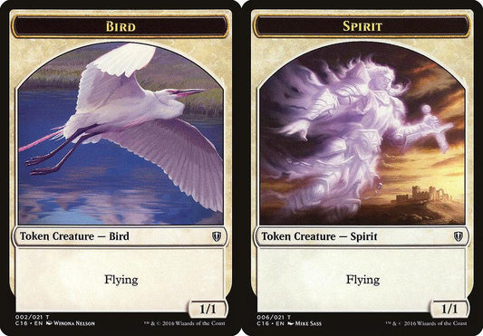 Bird (002) // Spirit (006) Double-Sided Token
