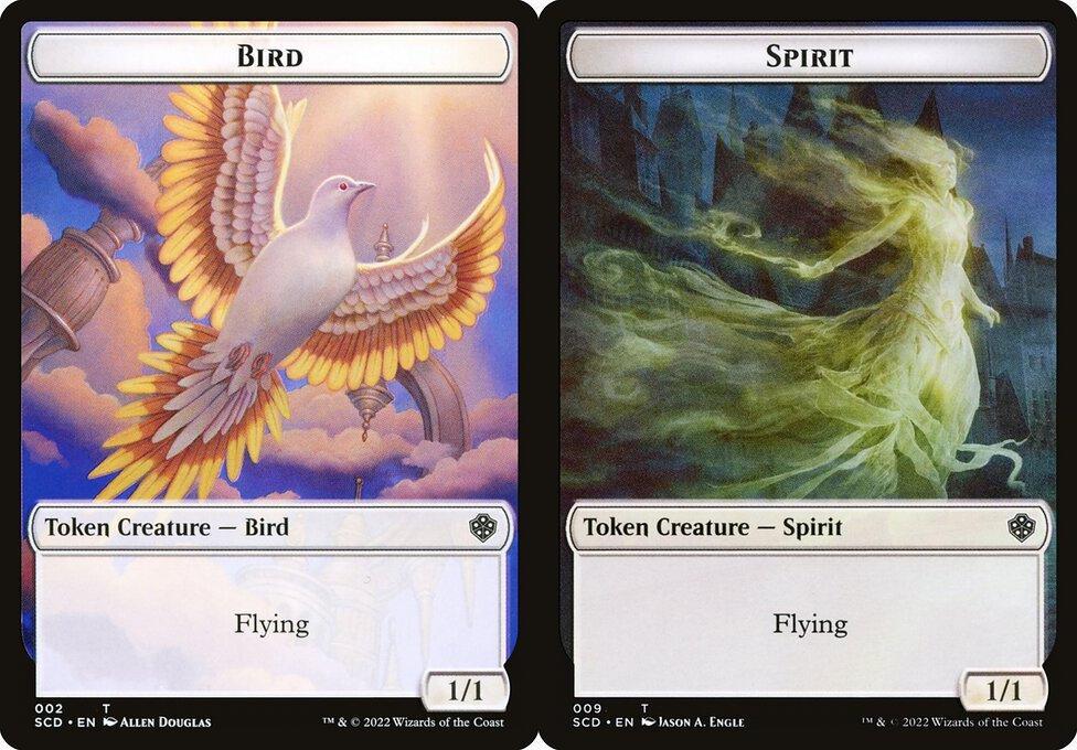 Bird (002) // Spirit (009) Double-Sided Token