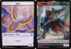 Bird (002) // Stangg Twin (021) Double-Sided Token - Foil