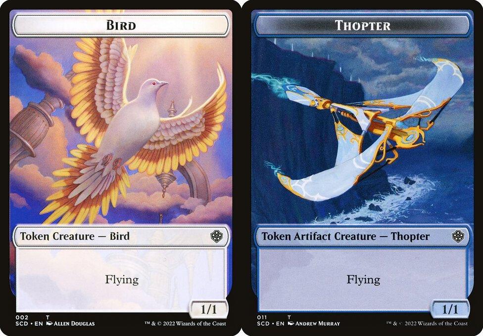 Bird (002) // Thopter (011) Double-Sided Token