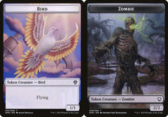 Bird (002) // Zombie (009) Double-Sided Token - Foil