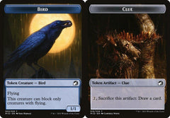 Bird (003) // Clue (016) Double-Sided Token - Foil