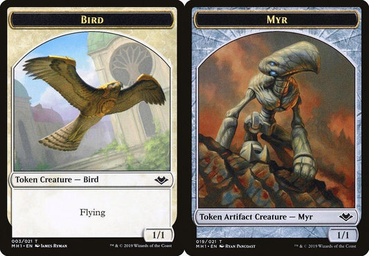 Bird (003) // Myr (019) Double-Sided Token