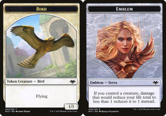 Bird (003) // Serra the Benevolent (020) Double-Sided Token