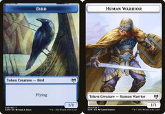 Bird (005)  // Human Warrior (003) Double-Sided Token - Foil