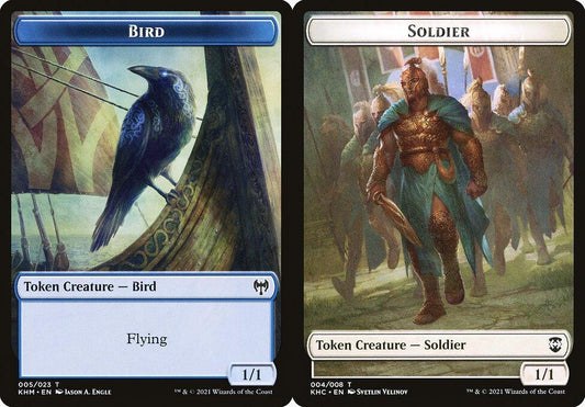 Bird (005) // Soldier (004) Double-Sided Token