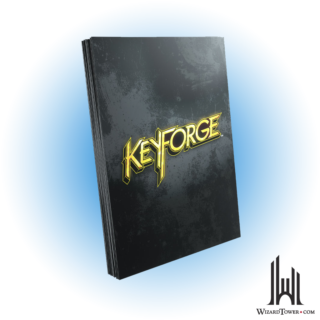 Keyforge Logo Sleeves - Black (40)