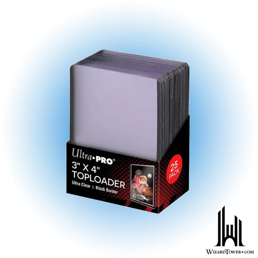 Toploader - Black Border 3" x 4" Pack of 25