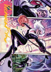 Black Cat, Cunning Thief (44/54) Art Card (ASMP) - Gold-Stamped Signature