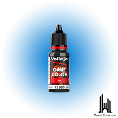 Vallejo Game Color Black Green Ink 090 - 18ml