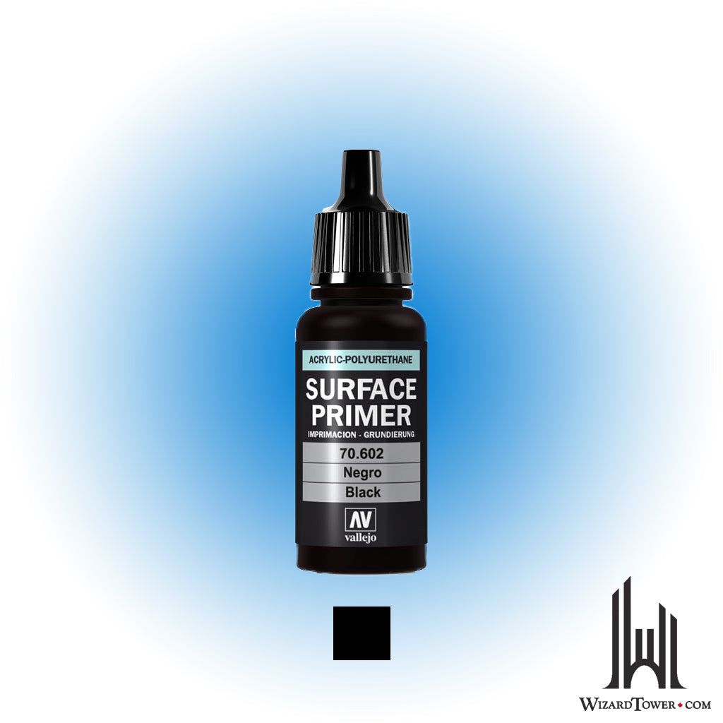 Vallejo Surface Primer Black 602 - 17ml