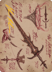 Blackblade Reforged (56/81) Art Card (ABRO) - Gold-Stamped Signature