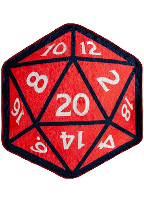 Blanket - DND D20 Fleece Throw 52" x 48"