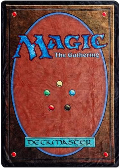 Blanket - MTG Card Back Fleece Throw 45" x 60"