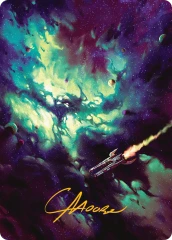 Blinkmoth Nexus (42/54) Art Card (AEOE) - Gold-Stamped Signature