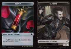 Blood (0021) // Vampire (0007) Double-Sided Token