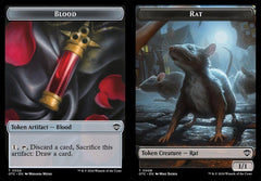 Blood (0024) // Rat (0008) Double-Sided Token