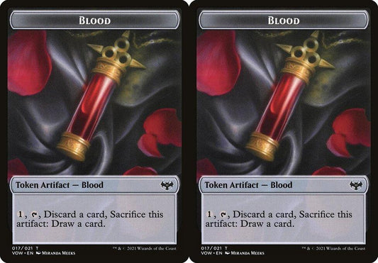 Blood (017) // Blood (017) Double-Sided Token