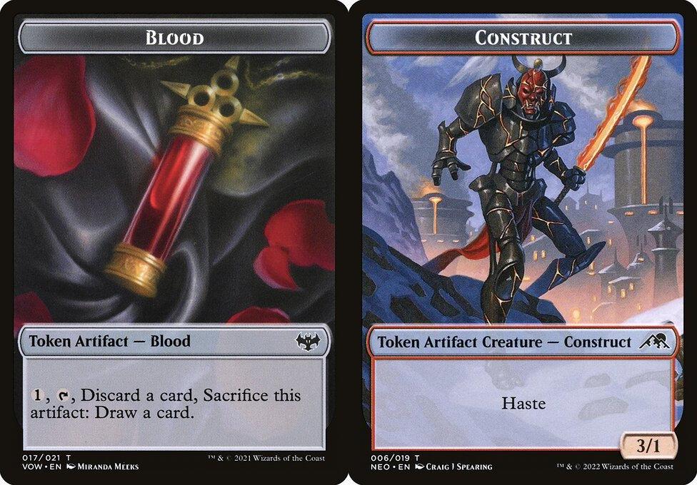 Blood (017) // Construct (006) Double-Sided Token