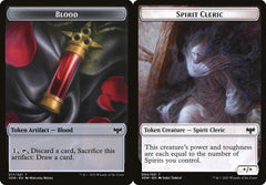 Blood (017) // Spirit Cleric (004) Double-Sided Token - Foil