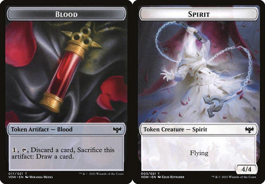 Blood (017) // Spirit (003) Double-Sided Token - Foil