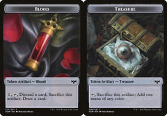 Blood (017) // Treasure (018) Double-Sided Token