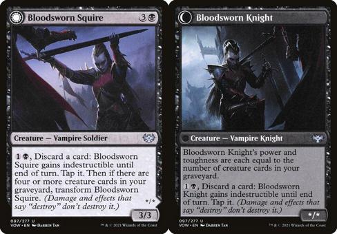 Bloodsworn Squire // Bloodsworn Knight - Foil