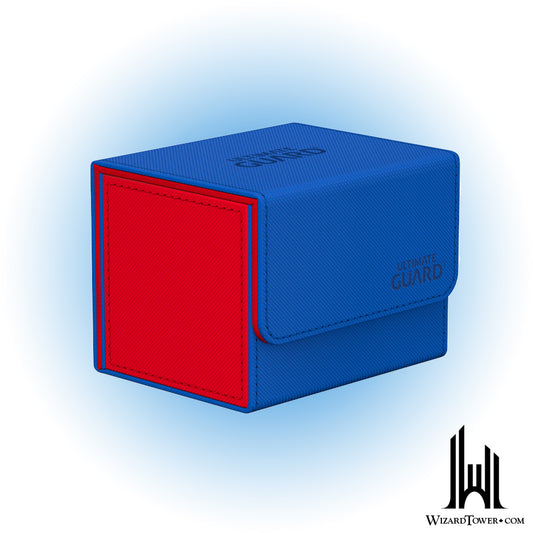 Deck Box - Sidewinder - Synergy Blue / Red 100+